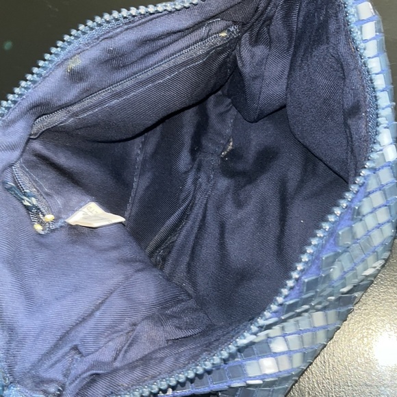 Navy Blue Purse EUC Once Only by Regale - Picture 3 of 8